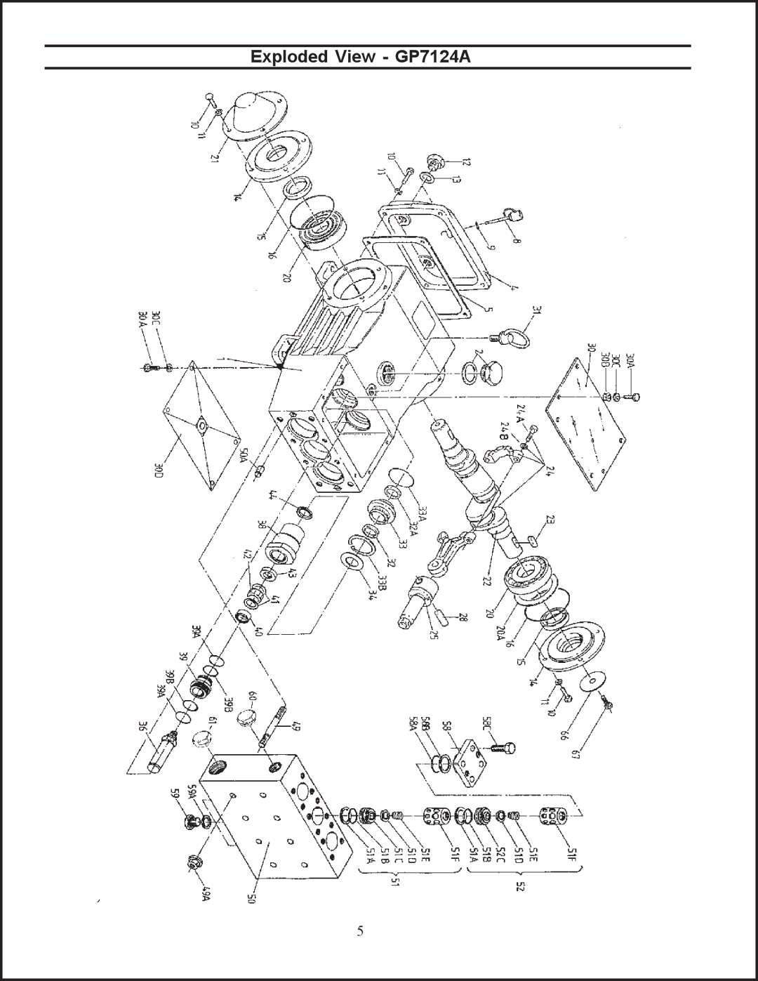 Giant installation instructions Exploded View GP7124A 