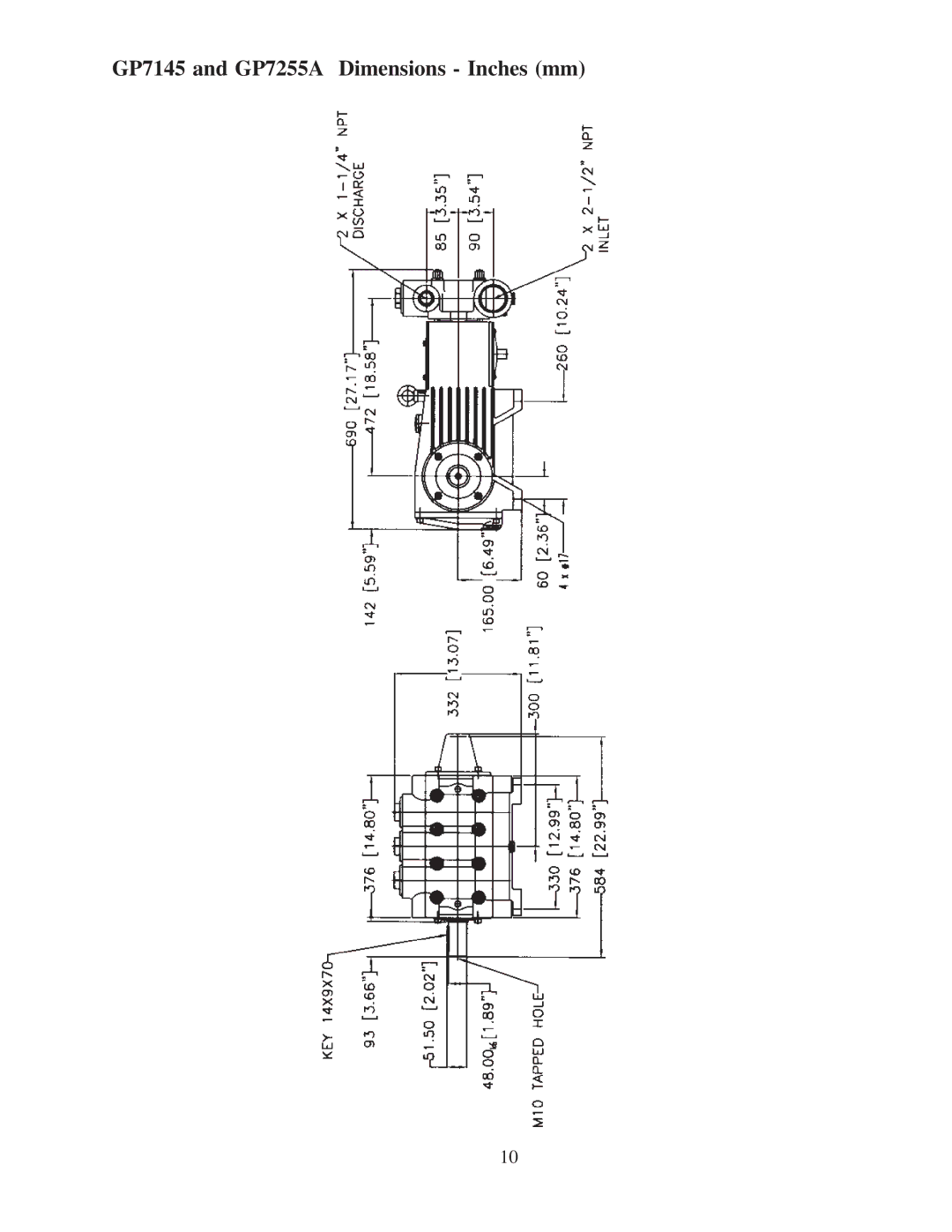 Giant installation instructions GP7145 and GP7255A Dimensions Inches mm 