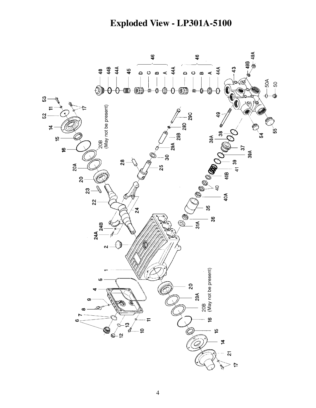 Giant installation instructions Exploded View LP301A-5100 