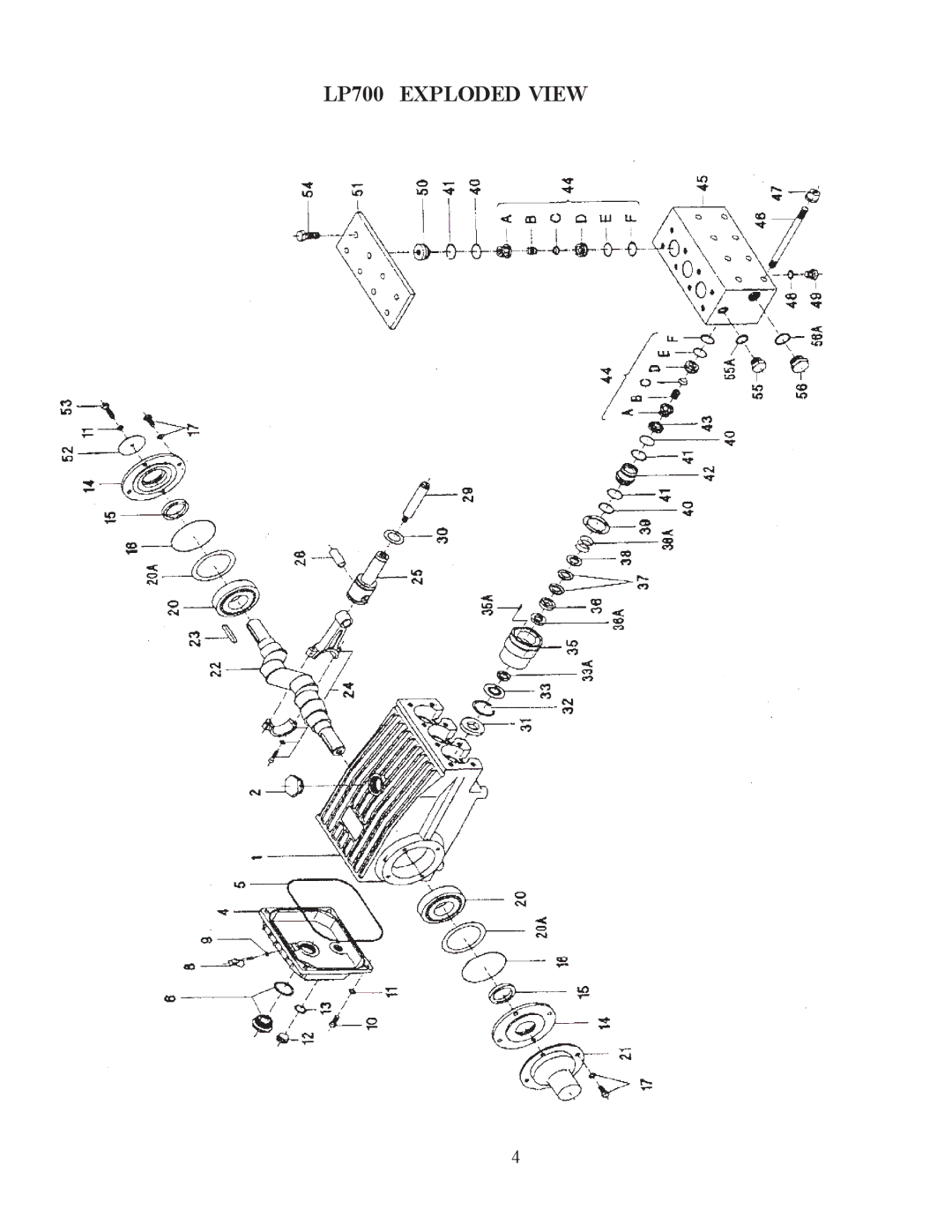 Giant installation instructions LP700 Exploded View 