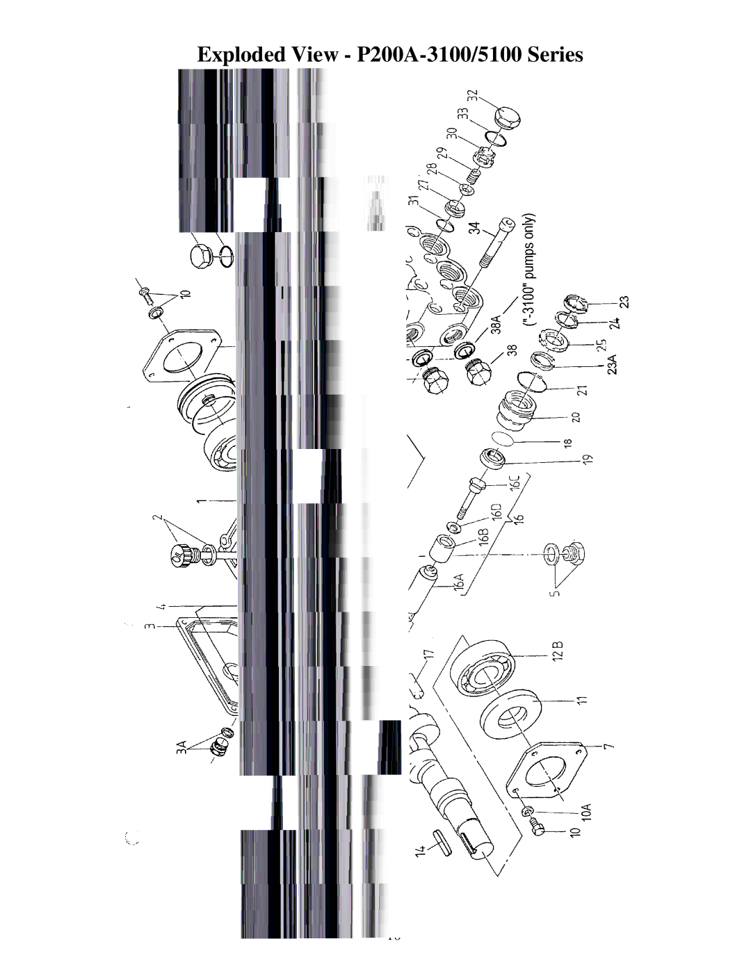 Giant P230-5100, P219-3100, P218-5100, P217-3100, P217-5100, P218-3100, P219-5100 Exploded View P200A-3100/5100 Series 