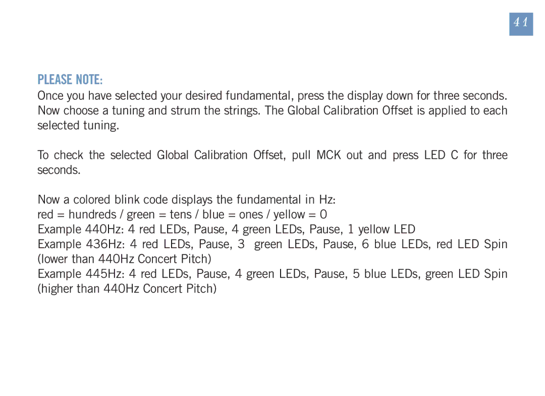 Gibson Guitars 1550-07 GUS manual Please Note 