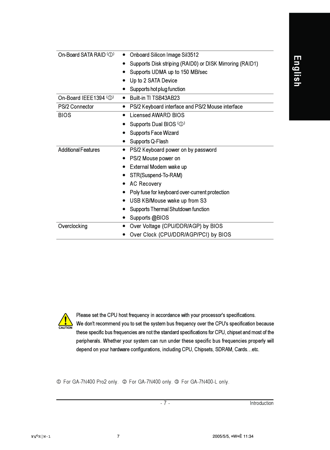 Gigabyte 4500 manual Bios 