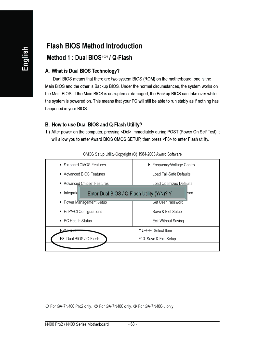 Gigabyte 4500 Flash Bios Method Introduction, What is Dual Bios Technology?, How to use Dual Bios and Q-Flash Utility? 