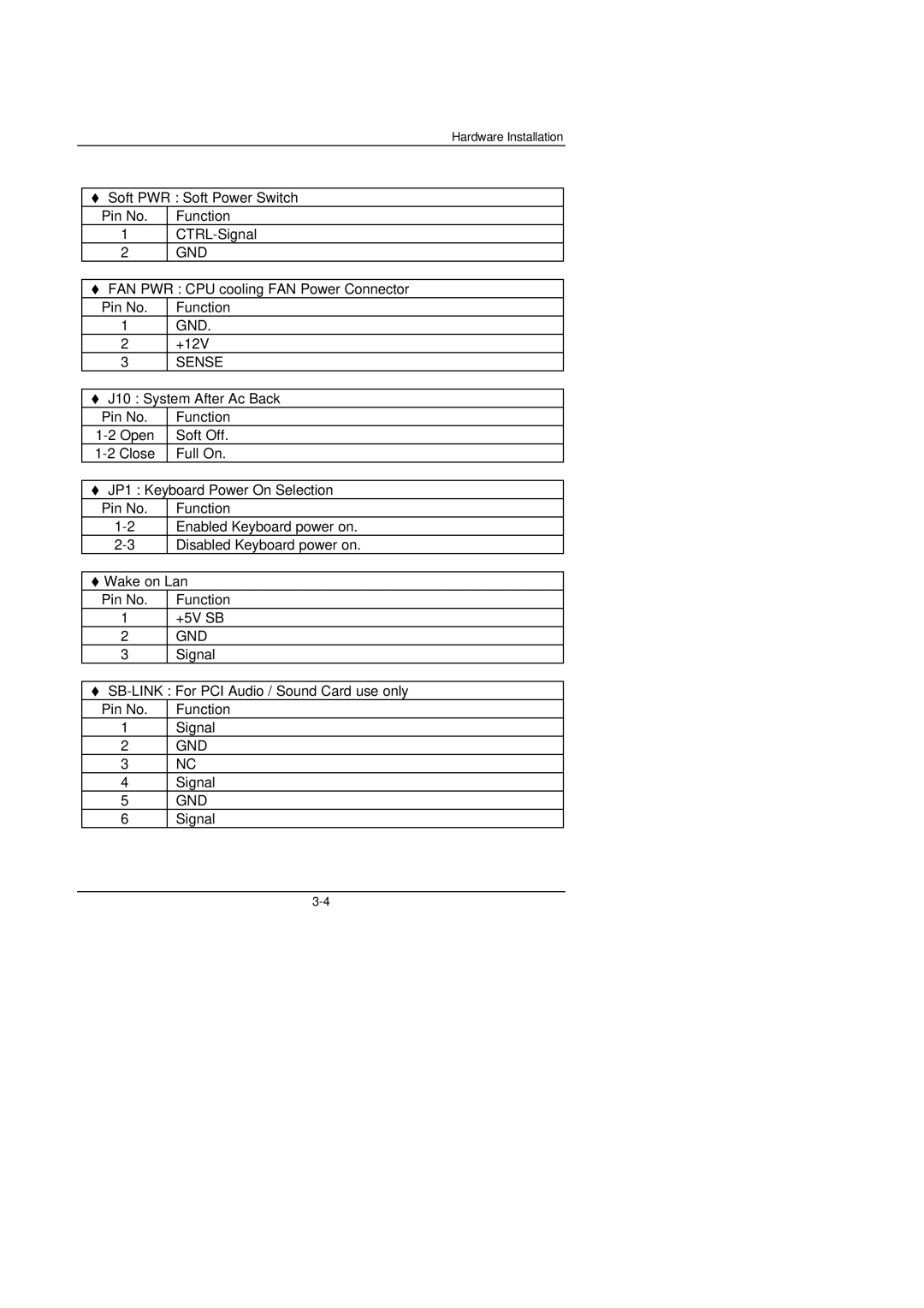 Gigabyte 6EA manual Sense 