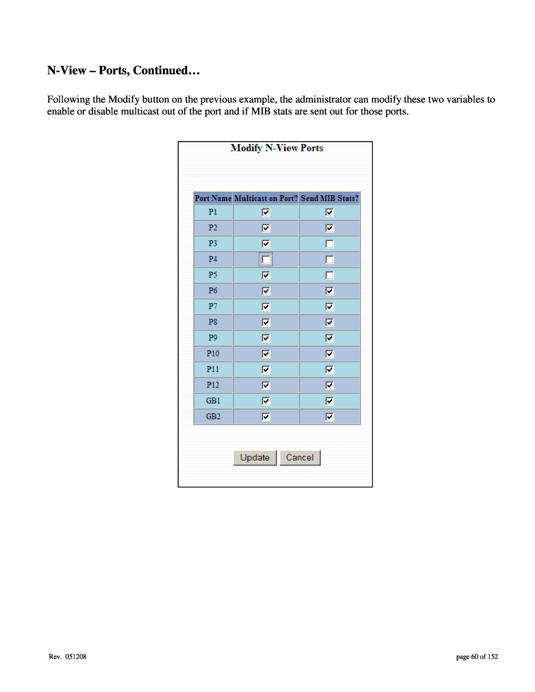 Gigabyte 7014 user manual N-View - Ports, Continued…, page 60 of 