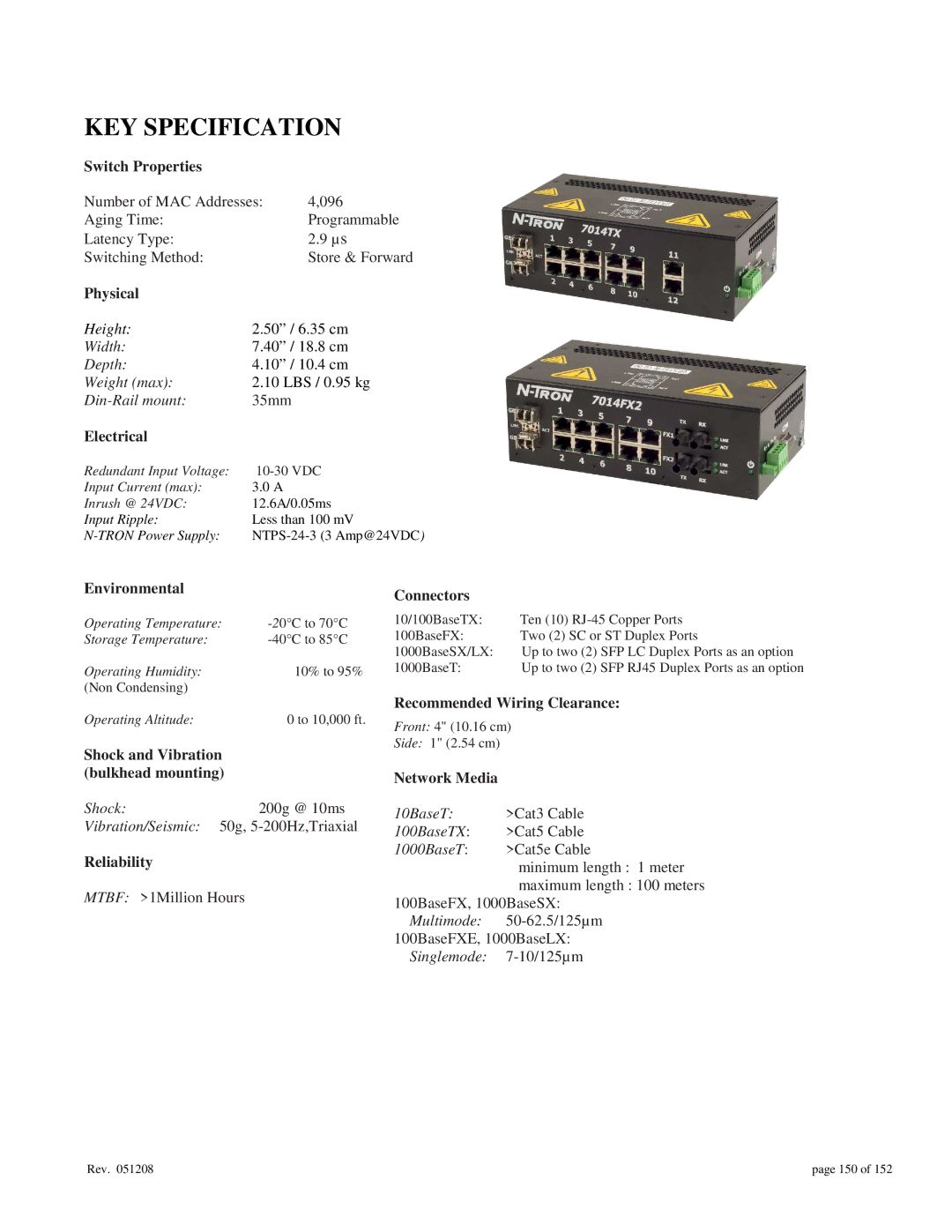 Gigabyte 7014 user manual KEY Specification 