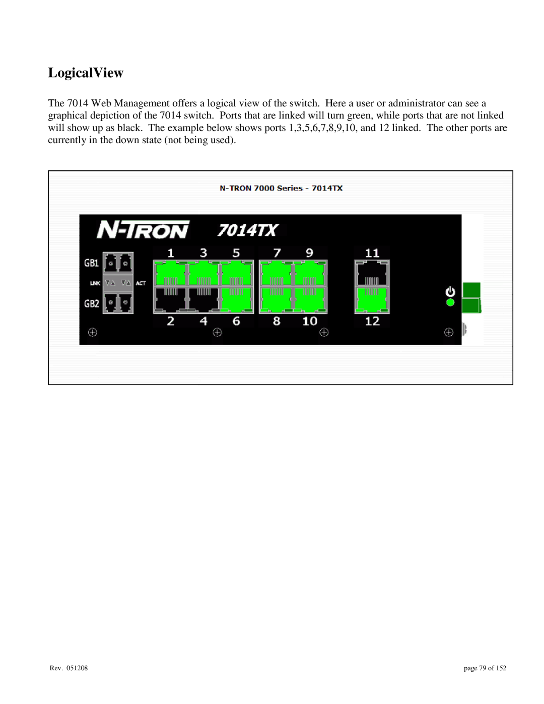 Gigabyte 7014 user manual LogicalView 