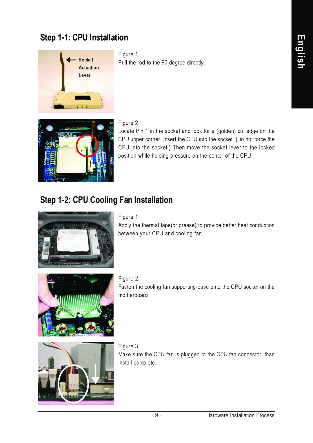 Gigabyte 8S648FX-RZ-C user manual CPU Installation 