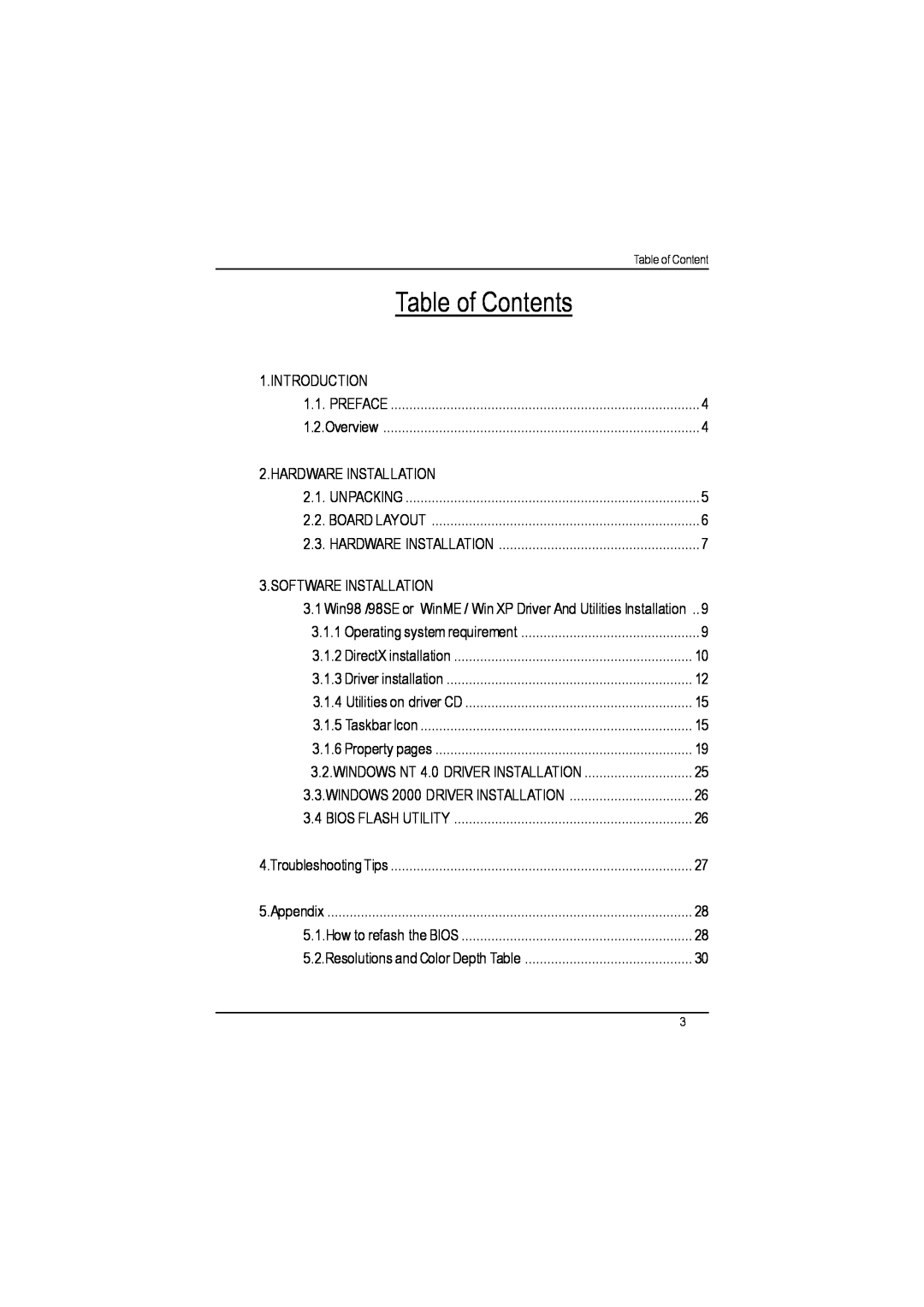 Gigabyte AP64D-H user manual Table of Contents 