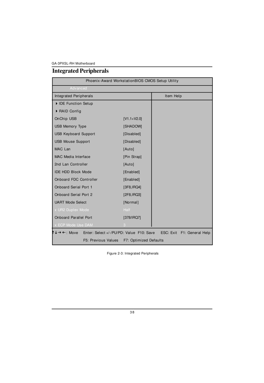 Gigabyte GA-3PXSL-RH user manual UR2 Duplex Mode Half, ECP Mode Use DAM 