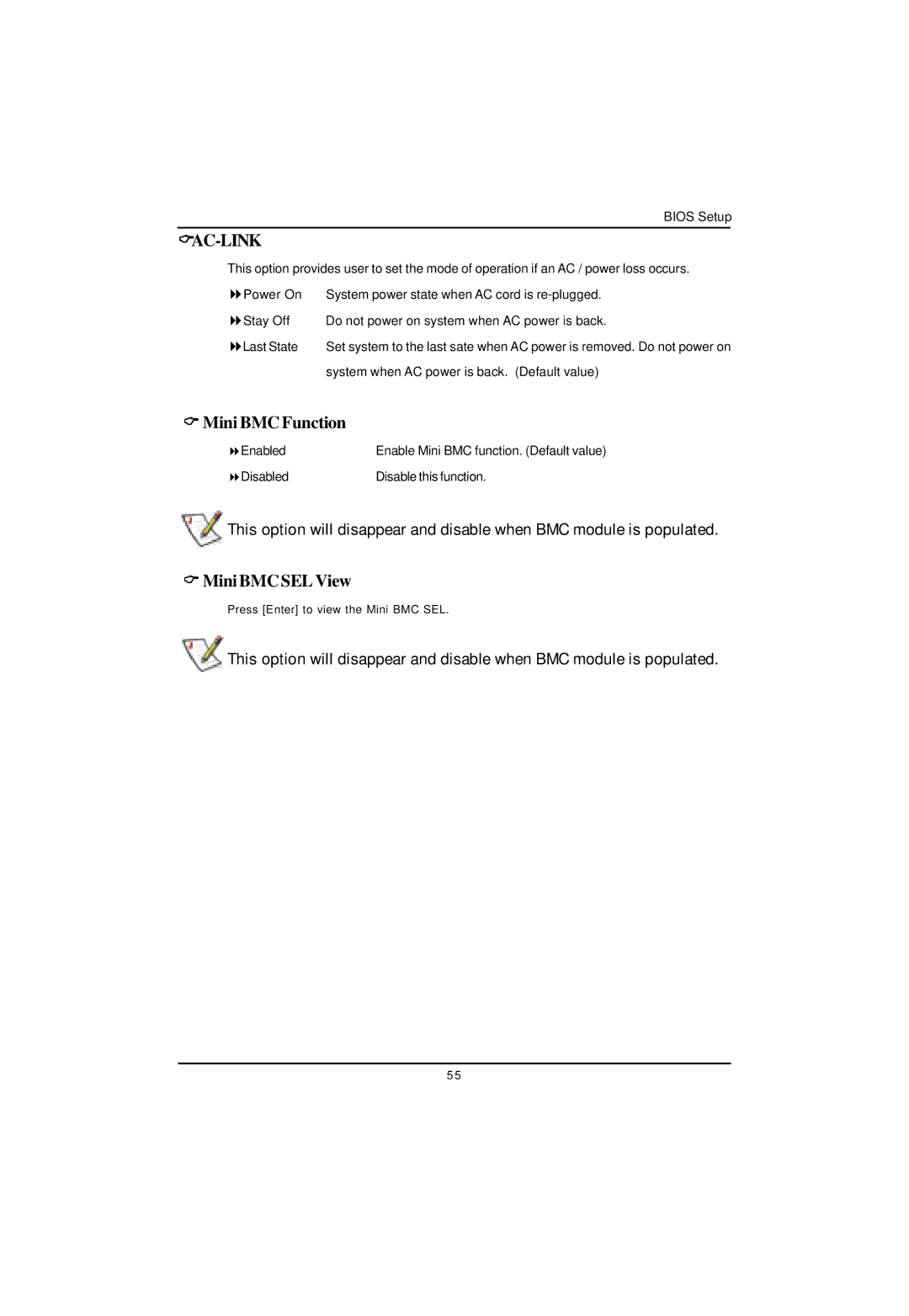 Gigabyte GA-5EASV-RH user manual Mini BMC Function, Mini BMC SEL View 