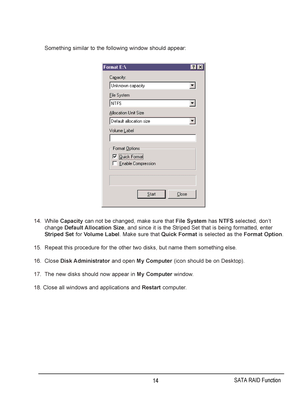 Gigabyte GA-7N400 user manual Sata RAID Function 