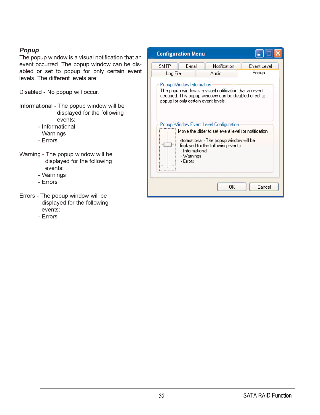 Gigabyte GA-7N400 user manual Popup 