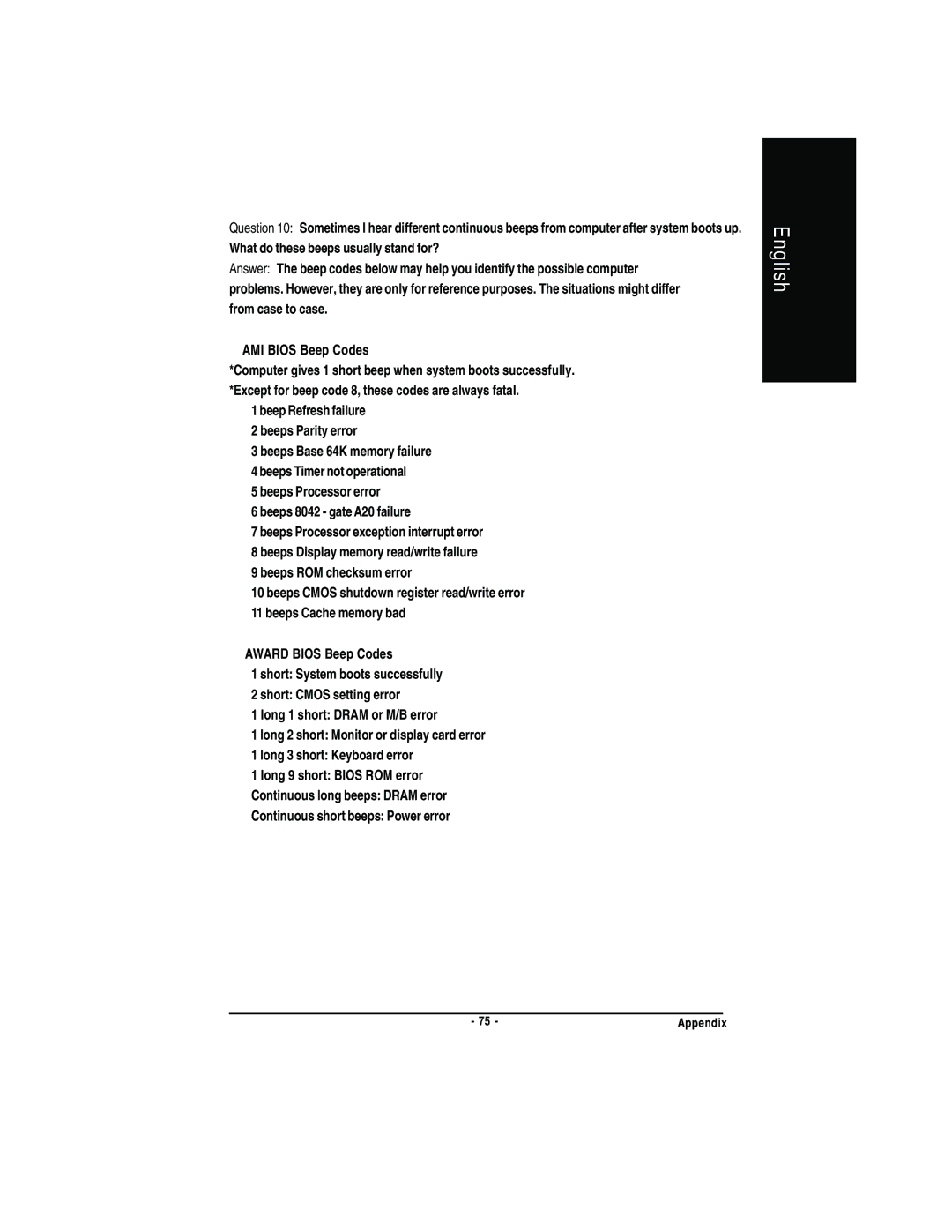 Gigabyte GA-7VA manual English 