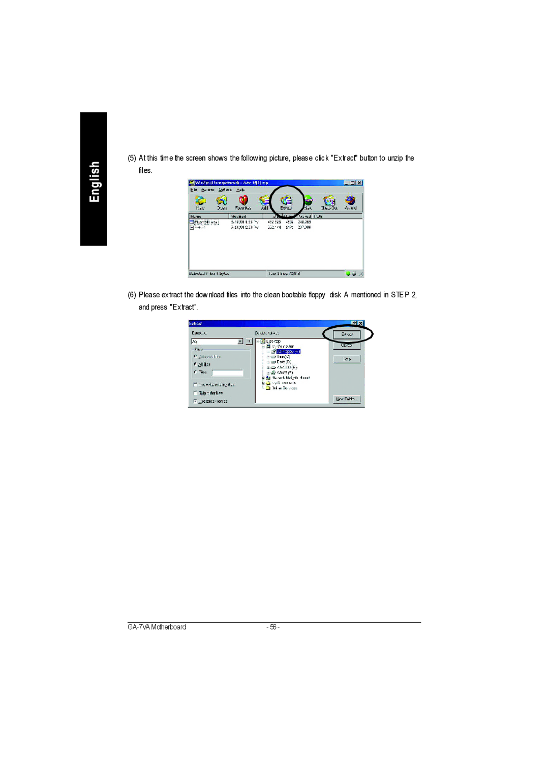 Gigabyte GA-7VA1004 manual English 