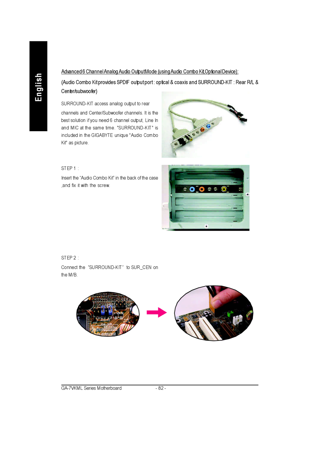 Gigabyte GA-7vkml warranty English 