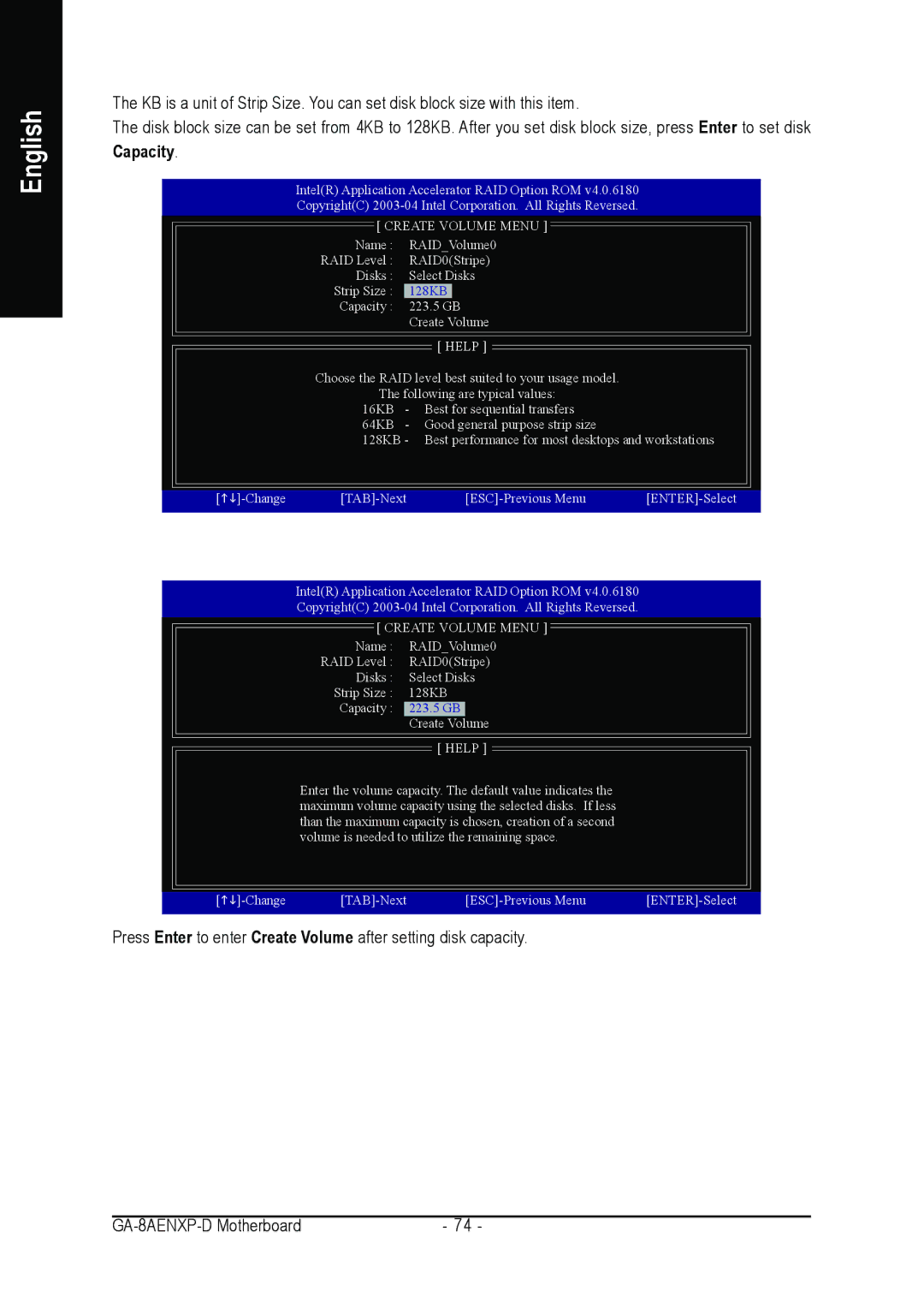 Gigabyte GA-8AENXP-D user manual 128KB 