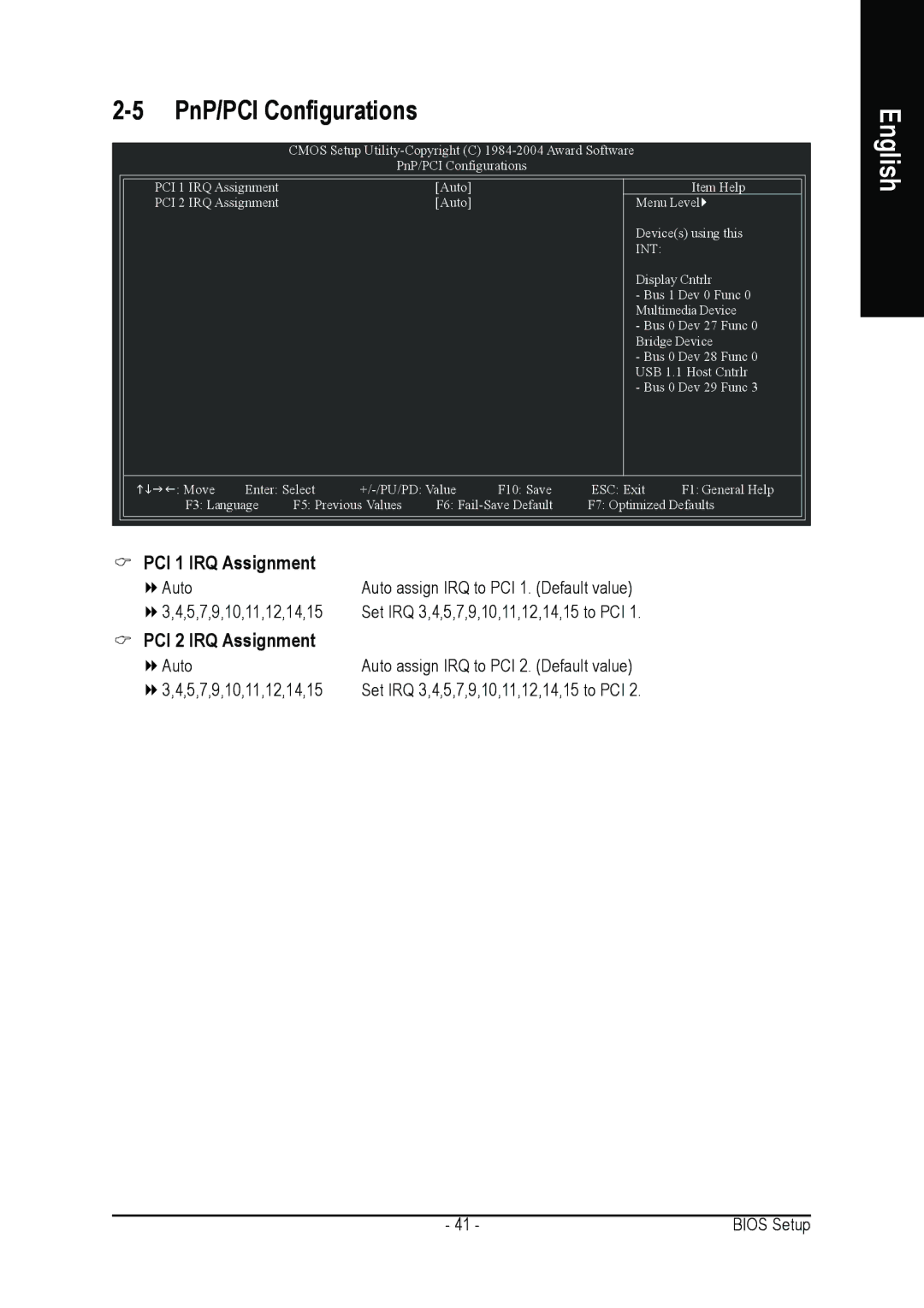 Gigabyte GA-8ANXP-D user manual PnP/PCI Configurations 