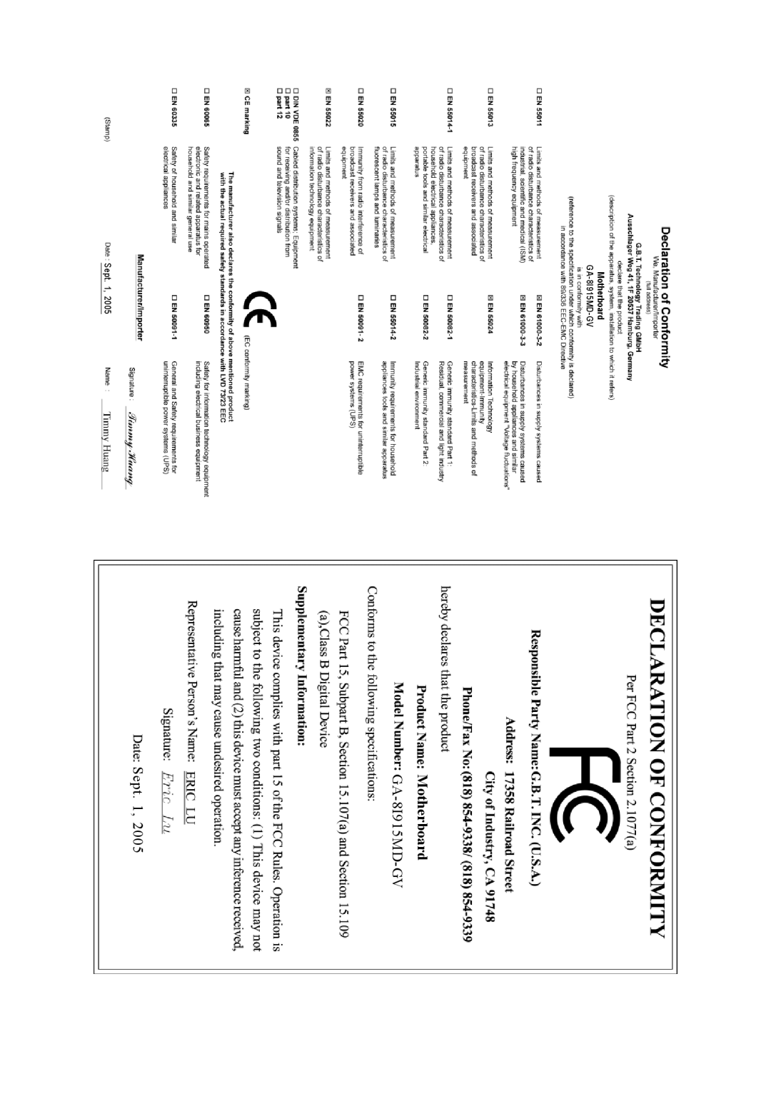 Gigabyte GA-8I915MD-GV user manual 