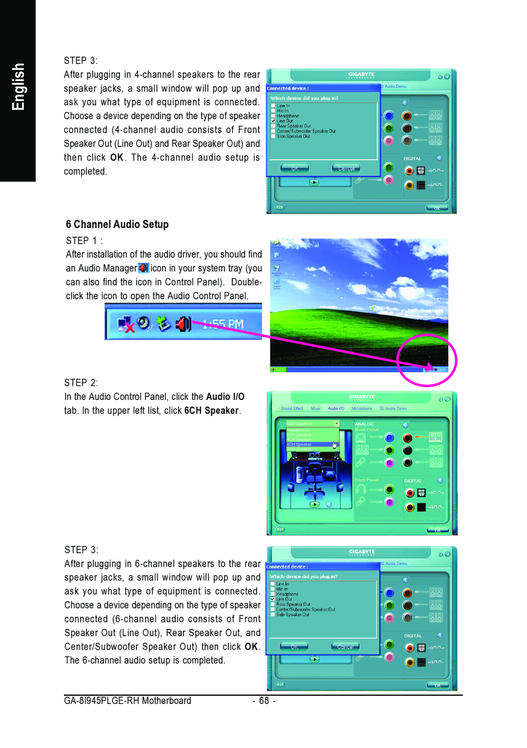 Gigabyte GA-8I945PLGE-RH user manual English 