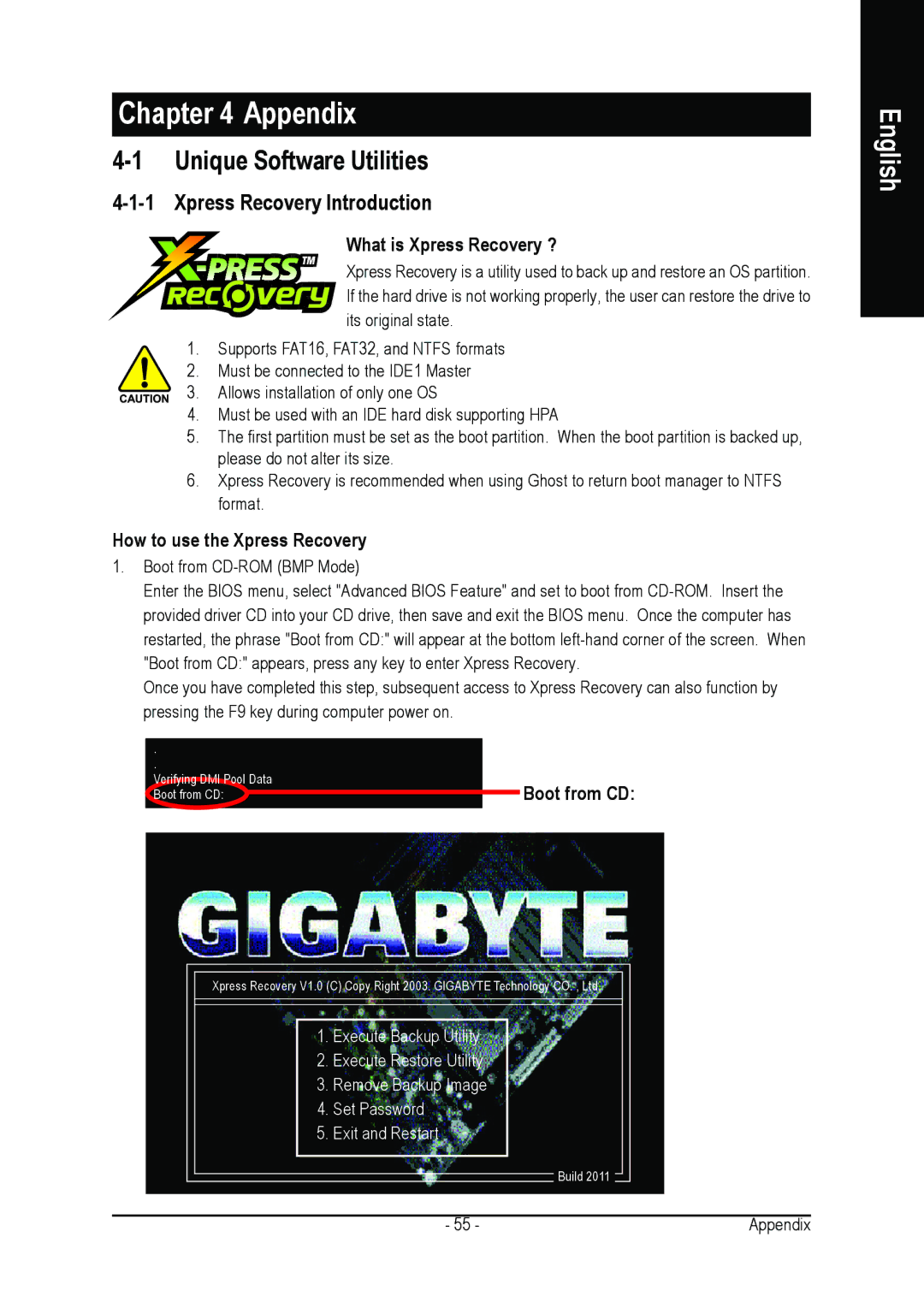 Gigabyte GA-8IP775 Series user manual Unique Software Utilities, Xpress Recovery Introduction, What is Xpress Recovery ? 