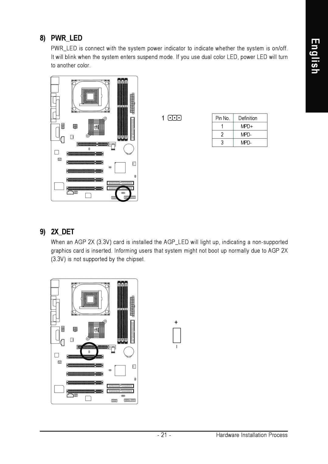 Gigabyte GA-8IR2003 manual 2XDET 