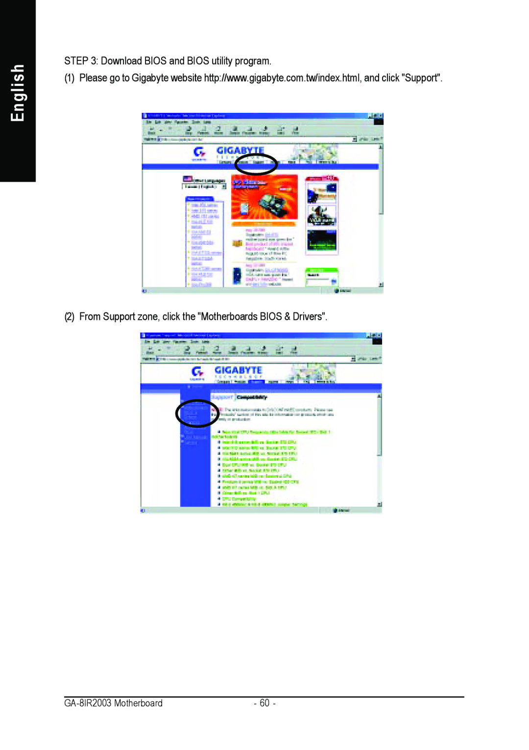 Gigabyte GA-8IR2003 manual English 