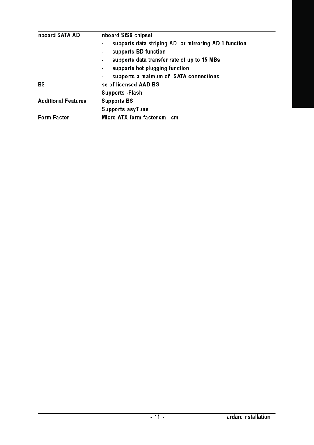 Gigabyte GA-8S661FXM-775 user manual Use of licensed Award Bios 