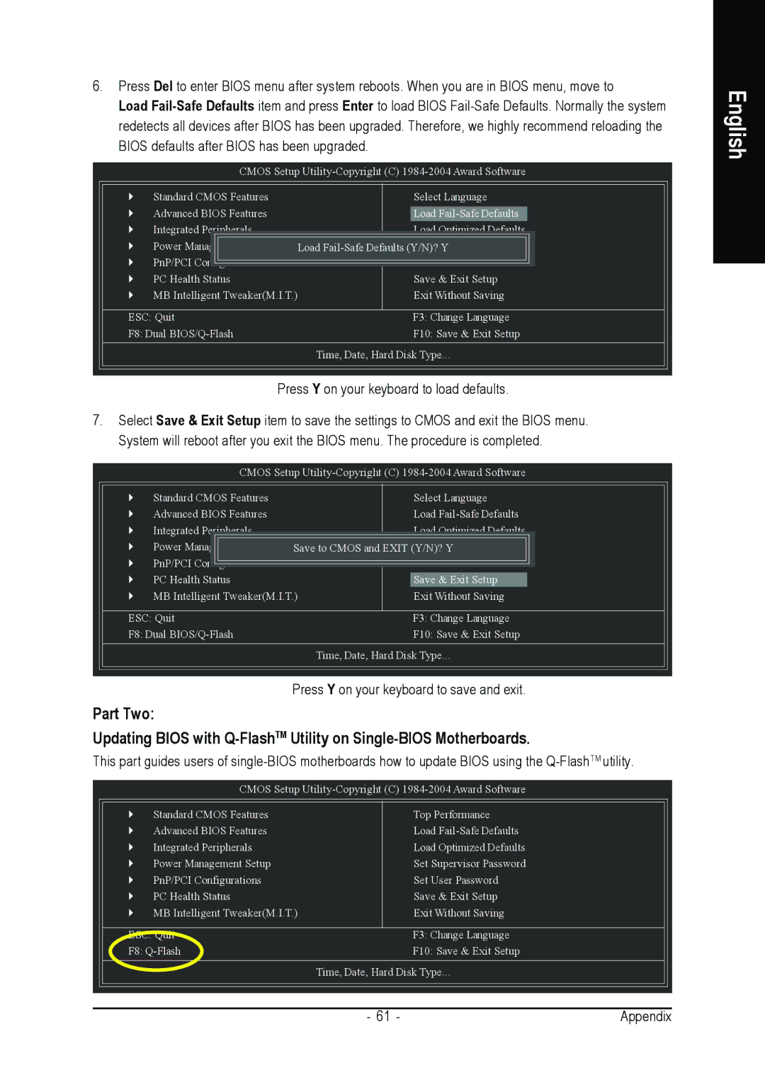 Gigabyte GA-8VM800M-775 user manual Part Two 