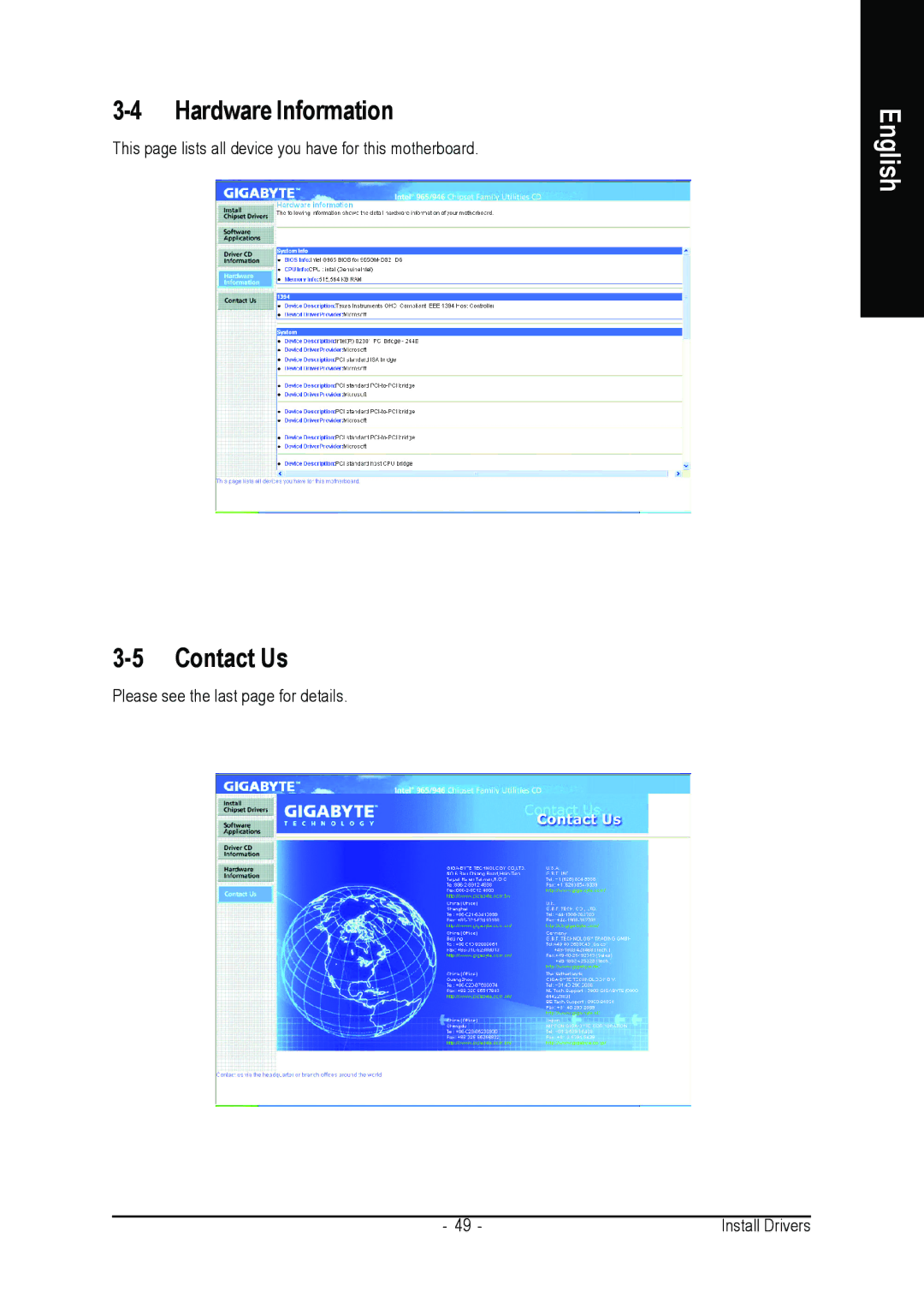 Gigabyte GA-965GM-S2, GA-965GM-DS2 user manual Hardware Information, Contact Us 