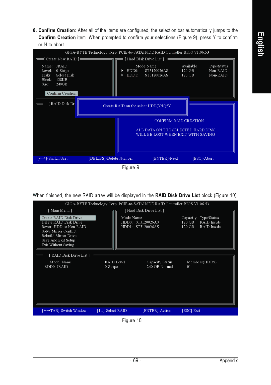 Gigabyte GA-965GM-S2, GA-965GM-DS2 user manual RDD0 Jraid 