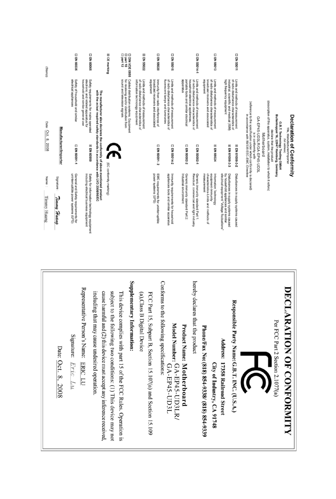 Gigabyte GA-EP45-UD3LR user manual Motherboard 