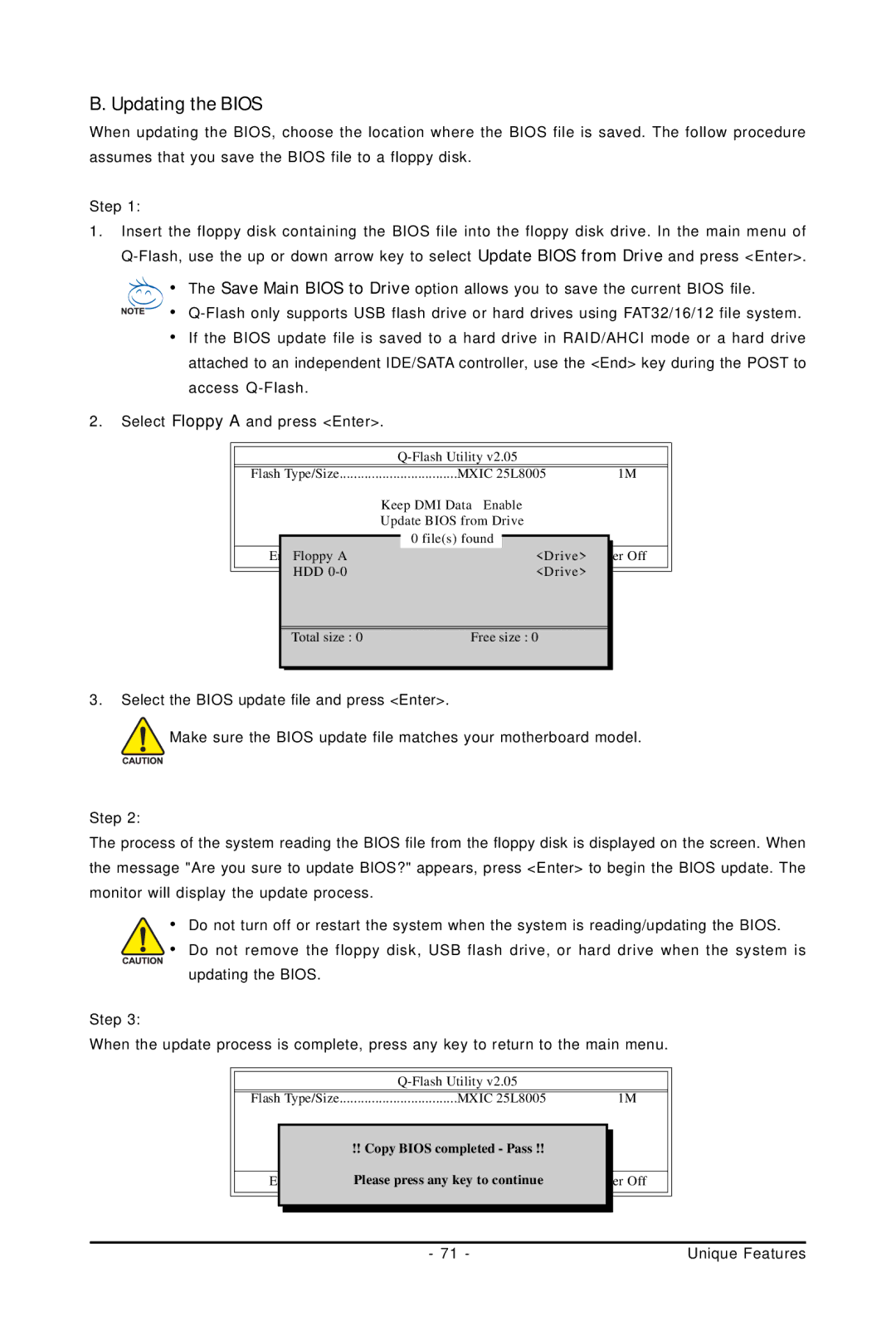 Gigabyte GA-EP45-UD3LR user manual Updating the Bios 