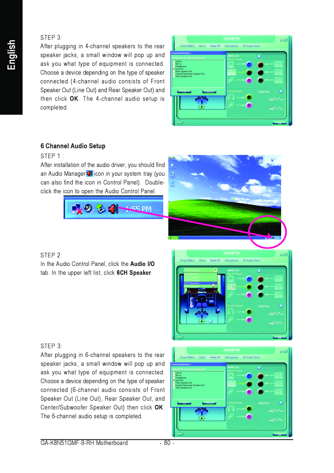 Gigabyte GA-K8N51GMF-9-RH user manual English 