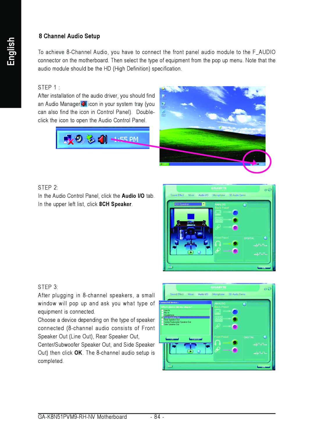 Gigabyte GA-K8N51PVM9-RH user manual English 