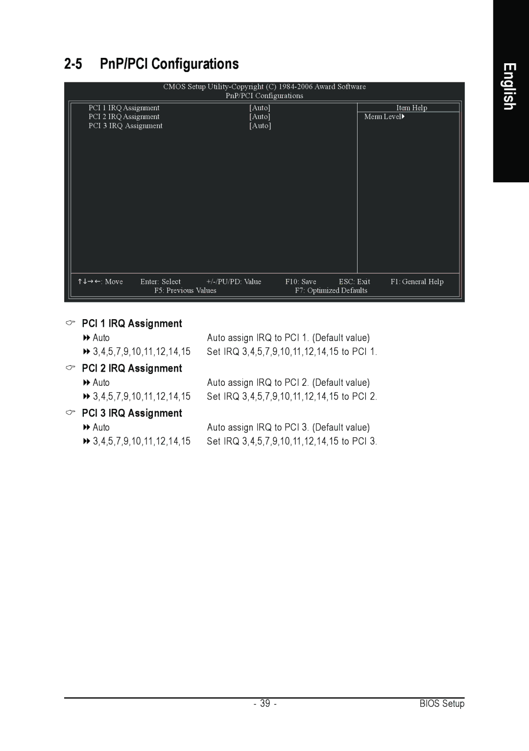 Gigabyte GA-K8NE-RH user manual PnP/PCI Configurations 