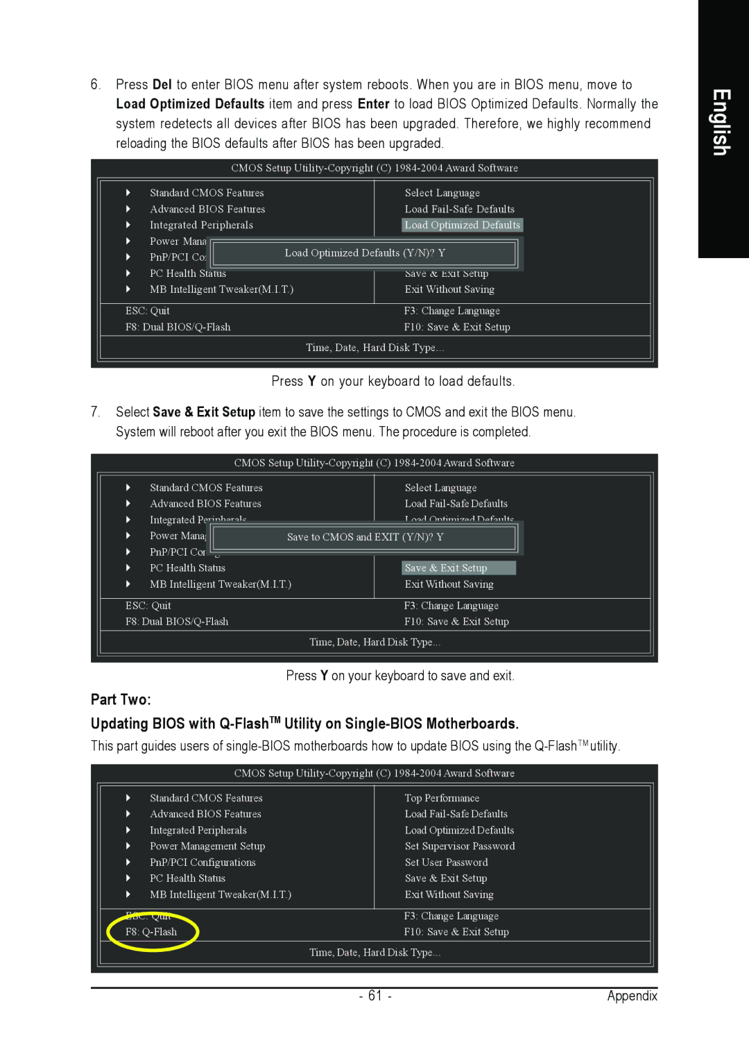 Gigabyte GA-K8NE-RH user manual Part Two 