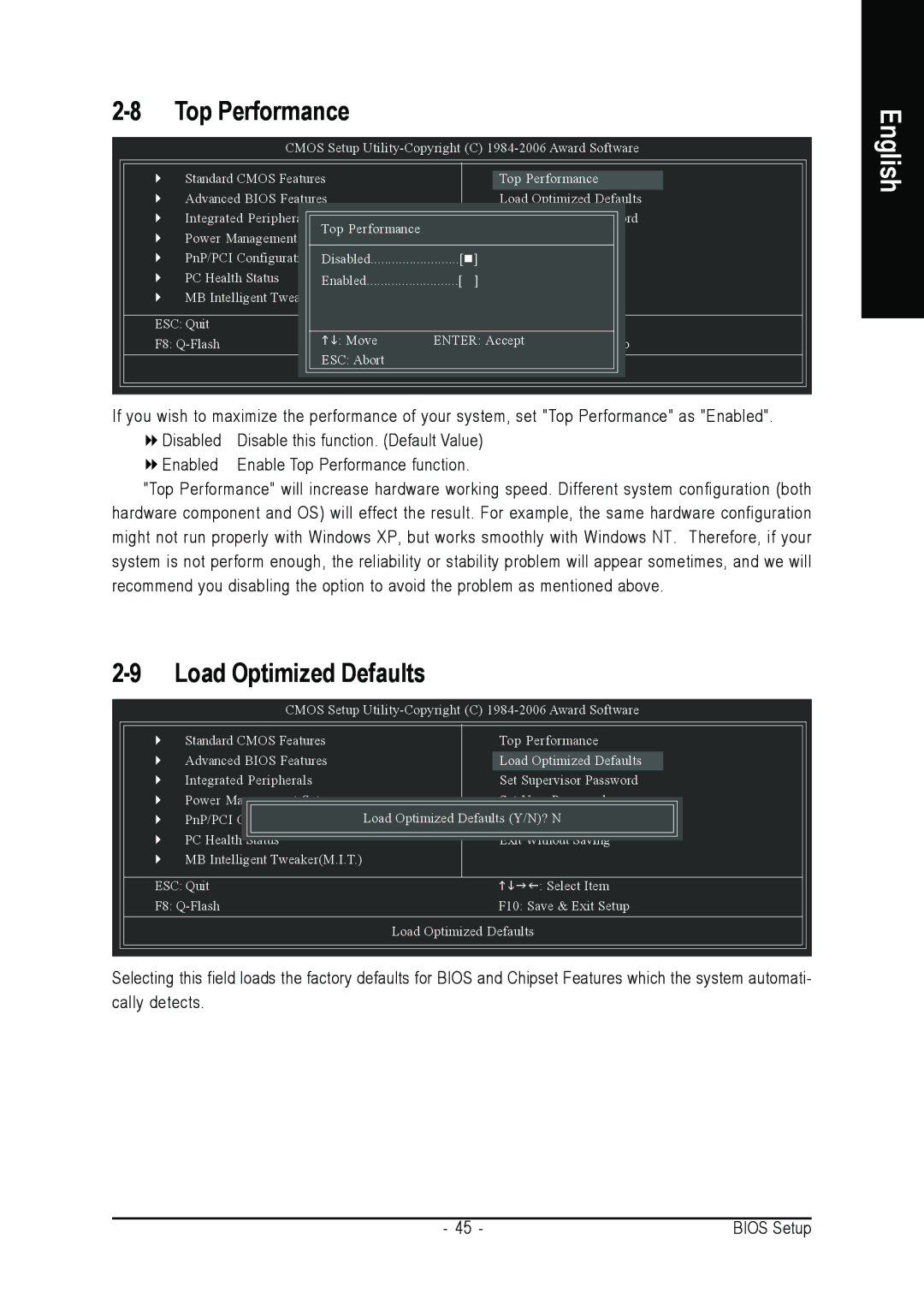 Gigabyte GA-K8NF-9-RH user manual Top Performance 