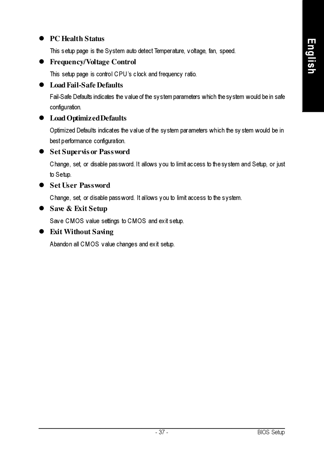 Gigabyte GA-K8VM800M user manual PC Health Status 