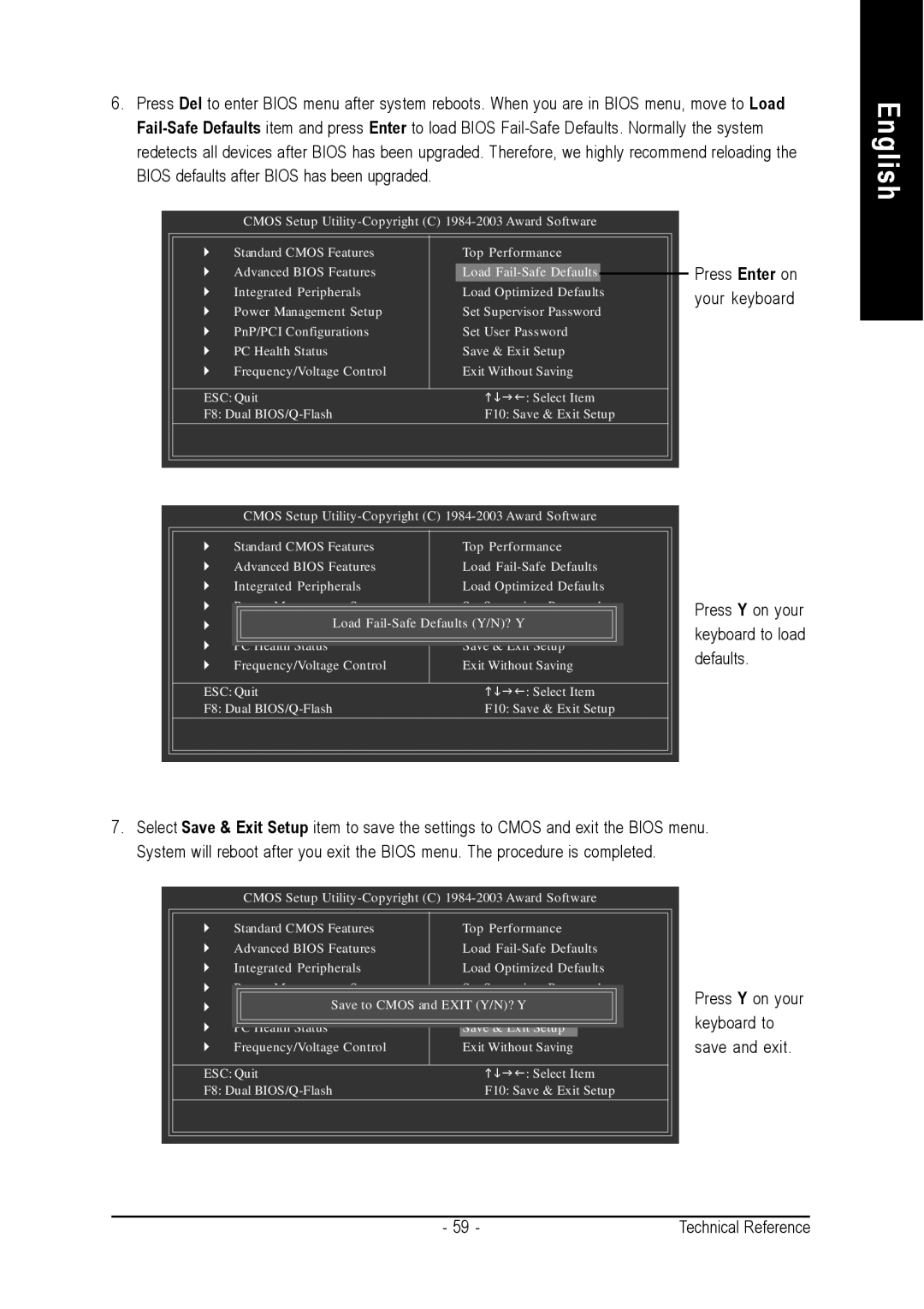 Gigabyte GA-K8VM800M user manual Your keyboard 