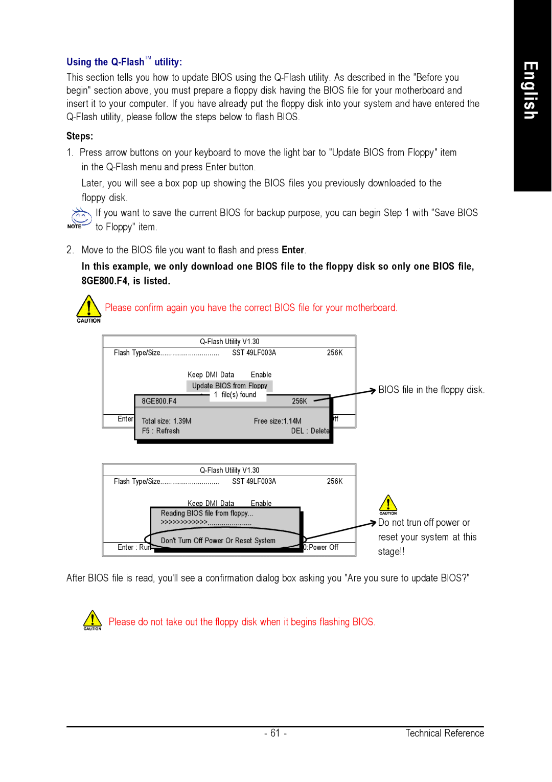 Gigabyte GA-K8VM800M user manual Files found 