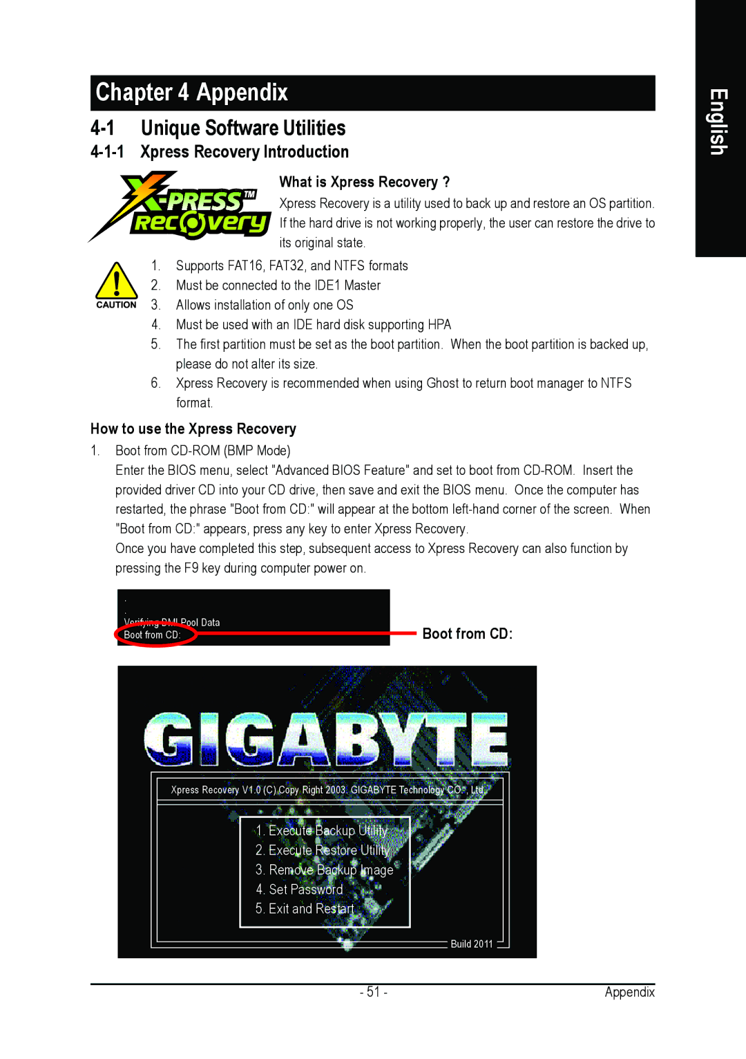 Gigabyte GA-K8VT800 user manual Unique Software Utilities, Xpress Recovery Introduction, What is Xpress Recovery ? 