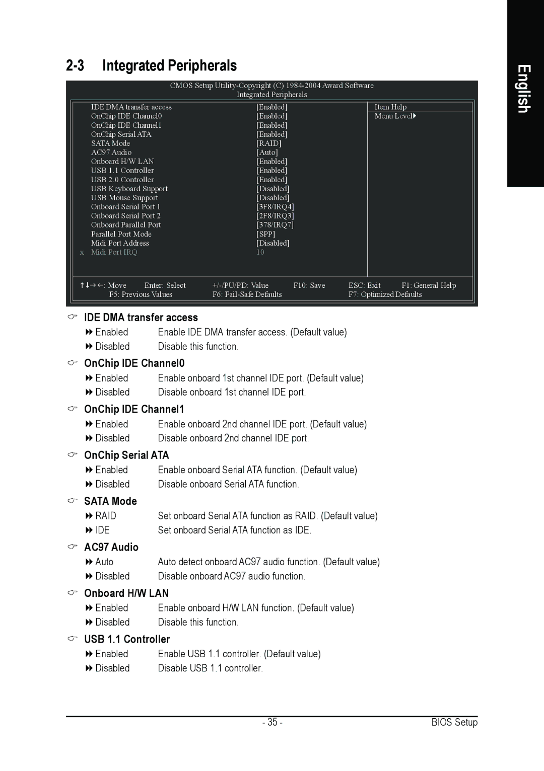 Gigabyte GA-K8VT890-9 user manual Integrated Peripherals, Raid 