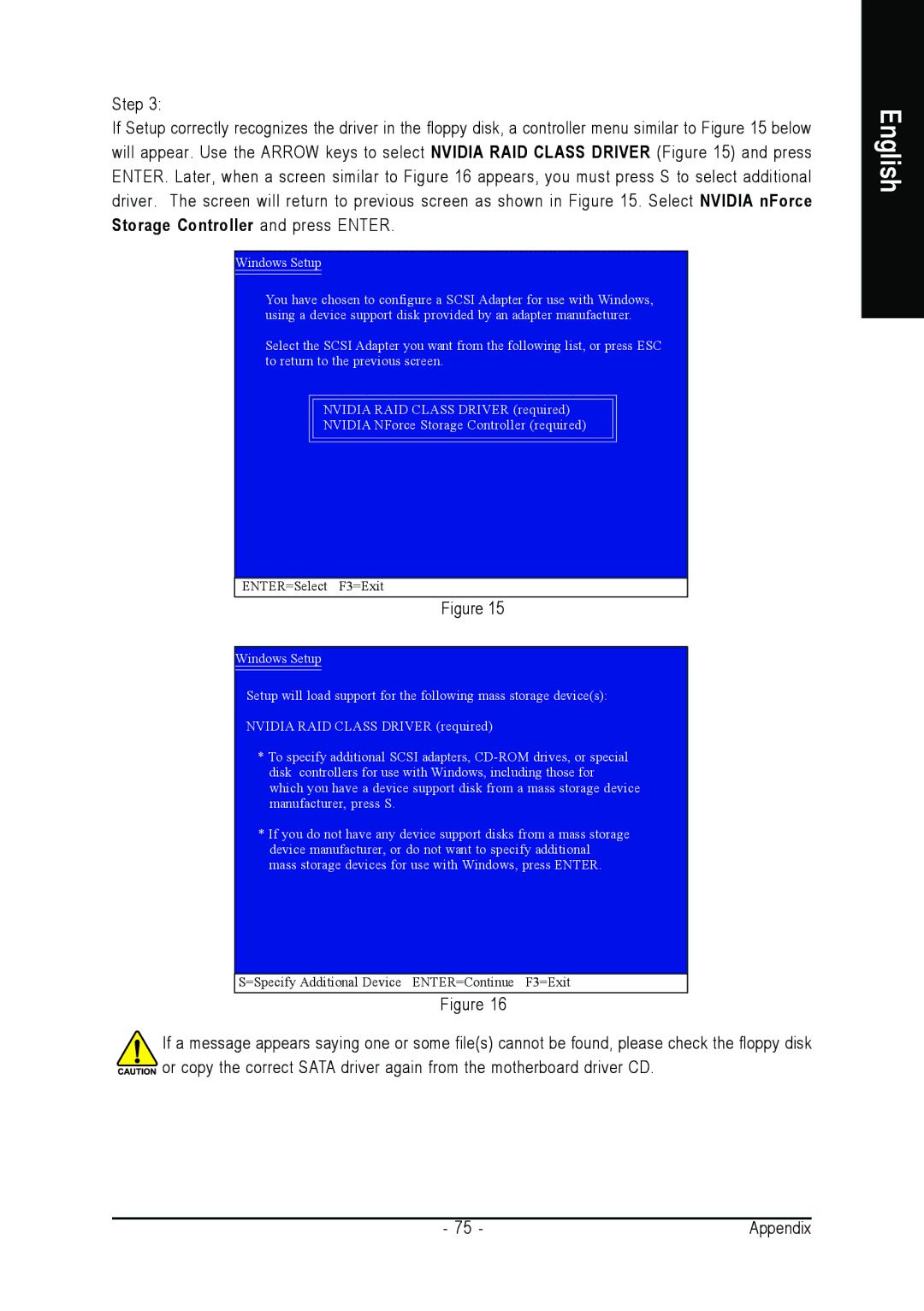 Gigabyte GA-M55S-S3 user manual ENTER=Select F3=Exit 