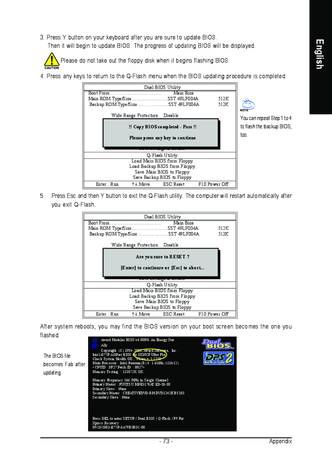 Gigabyte GA-M59SLI-S4, GA-M59SLI-S5 user manual Bios file 