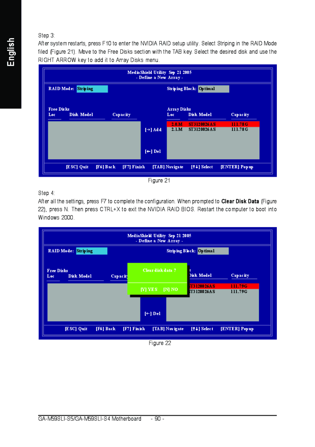 Gigabyte GA-M59SLI-S5, GA-M59SLI-S4 user manual Yes 