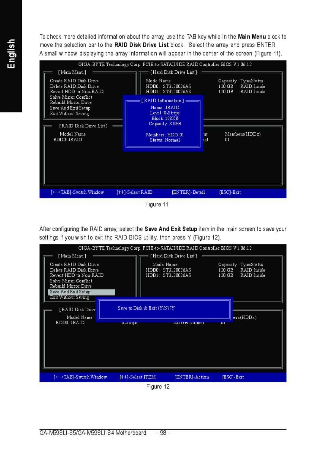 Gigabyte GA-M59SLI-S5, GA-M59SLI-S4 user manual Status MembersHDDx 