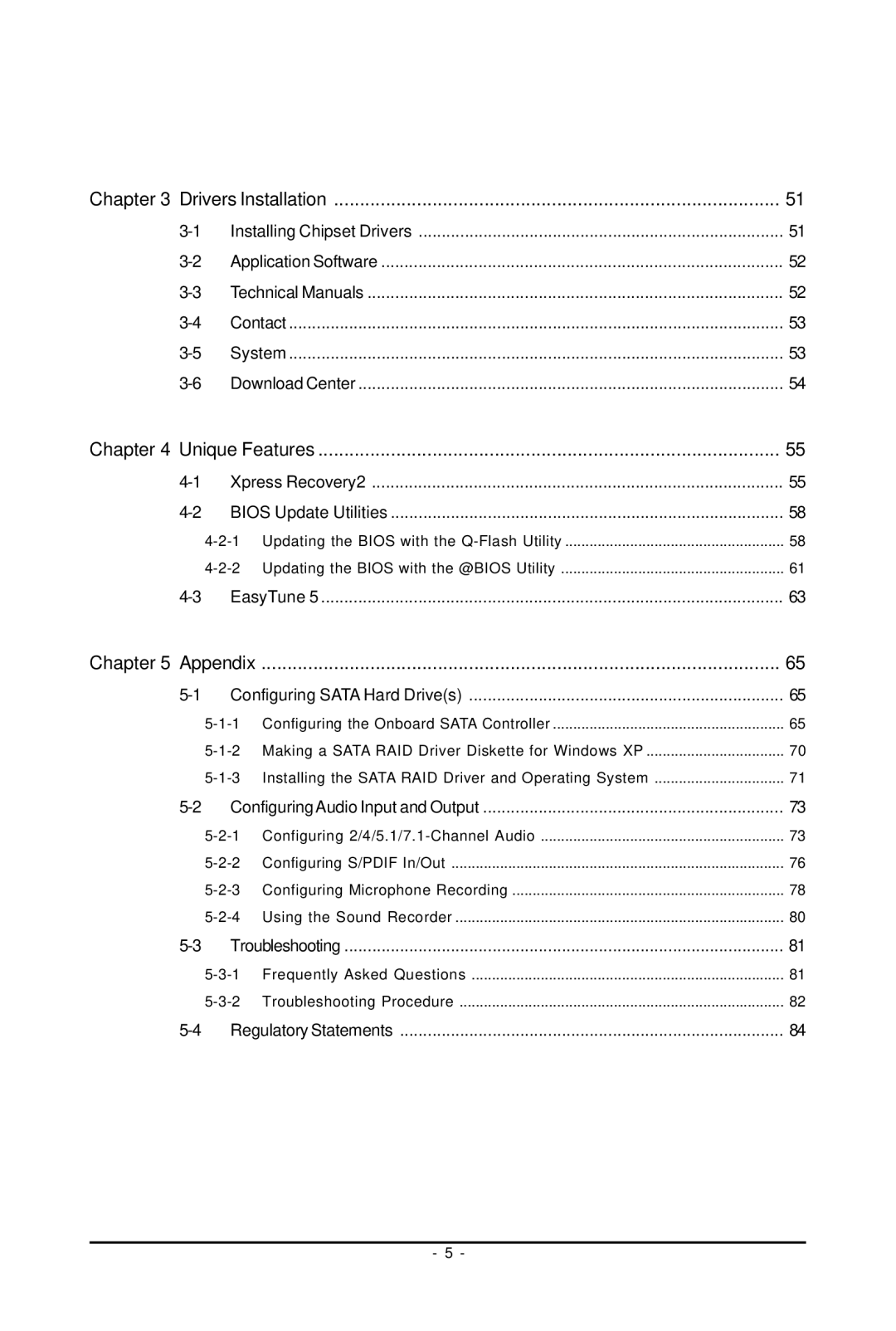 Gigabyte GA-M61PME-S2P user manual Drivers Installation 