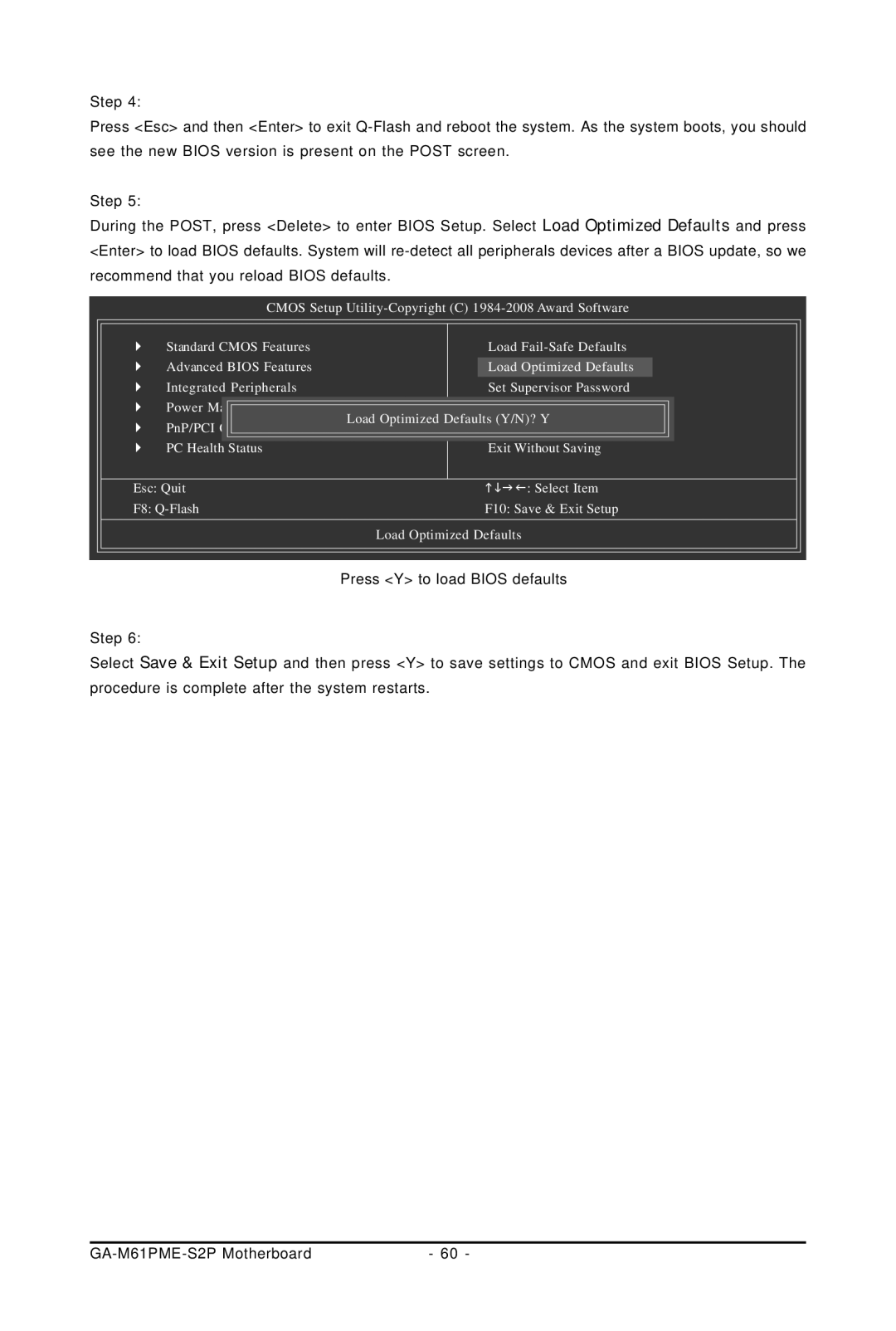 Gigabyte GA-M61PME-S2P user manual 